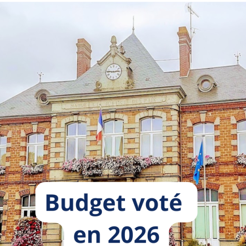 Budget voté en 2026
